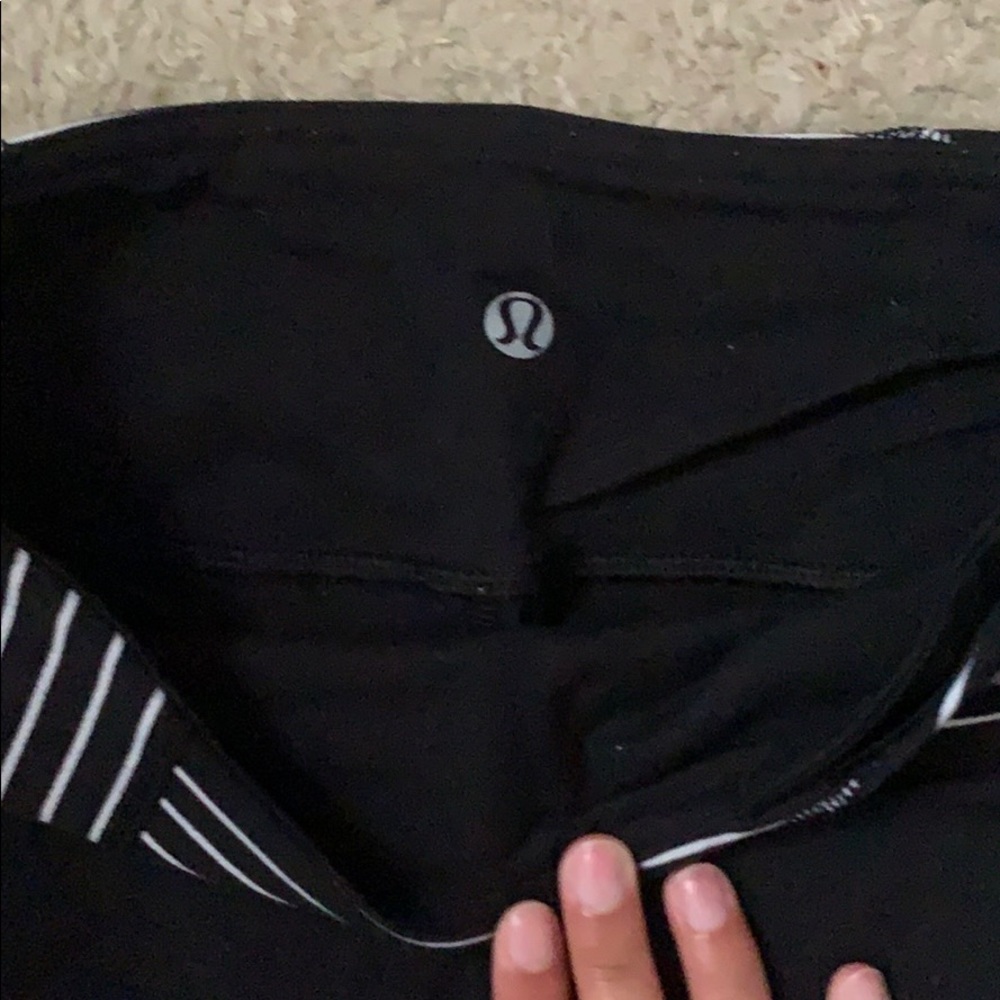 LULULEMON wunder under crop leggings